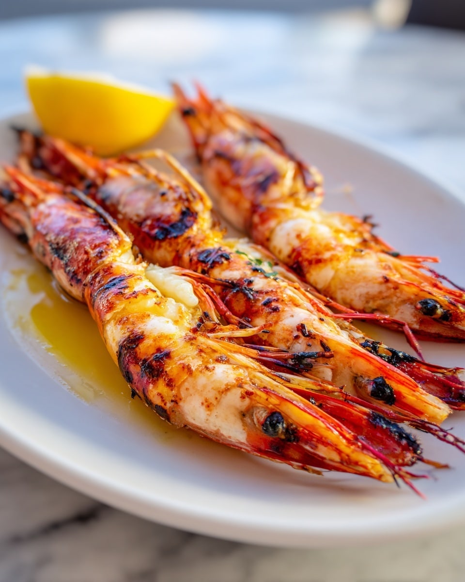 Char-Grilled King Prawns with Lemon Recipe 6 Char-Grilled King Prawns with Lemon Recipe - Recipe Image