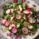 Herb and Radish Salad with Feta and Walnuts Recipe