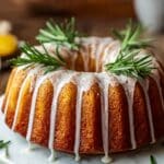 Rosemary-Lemon Bundt Cake with Candied Rosemary Recipe