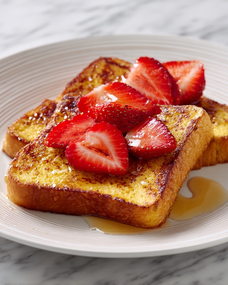 Strawberry Cheesecake Stuffed French Toast Recipe - Recipe Image