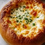 Loaded Triple-Cheese Garlic Bread Bowls Recipe