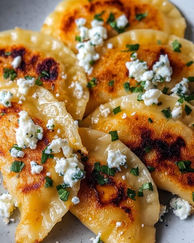 Roasted Butternut Squash Feta Pierogi Recipe