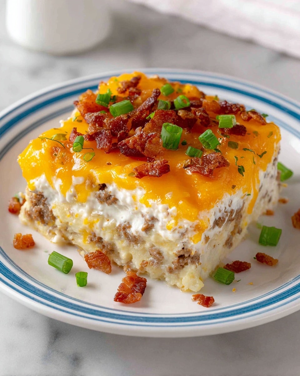 Tater Tot Breakfast Casserole Recipe - Recipe Image