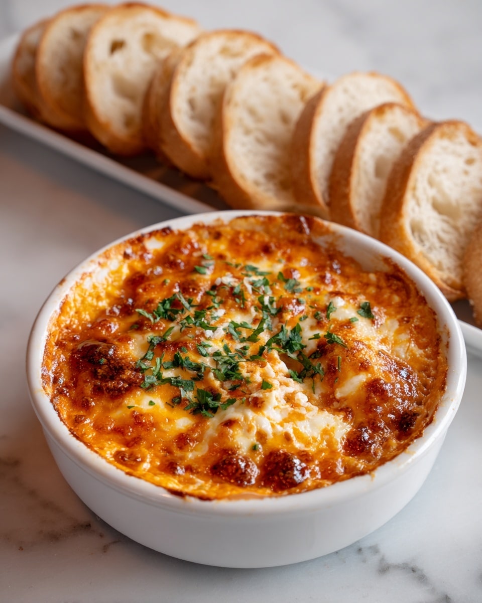 Baked Garlic Bread Dip Recipe - Recipe Image