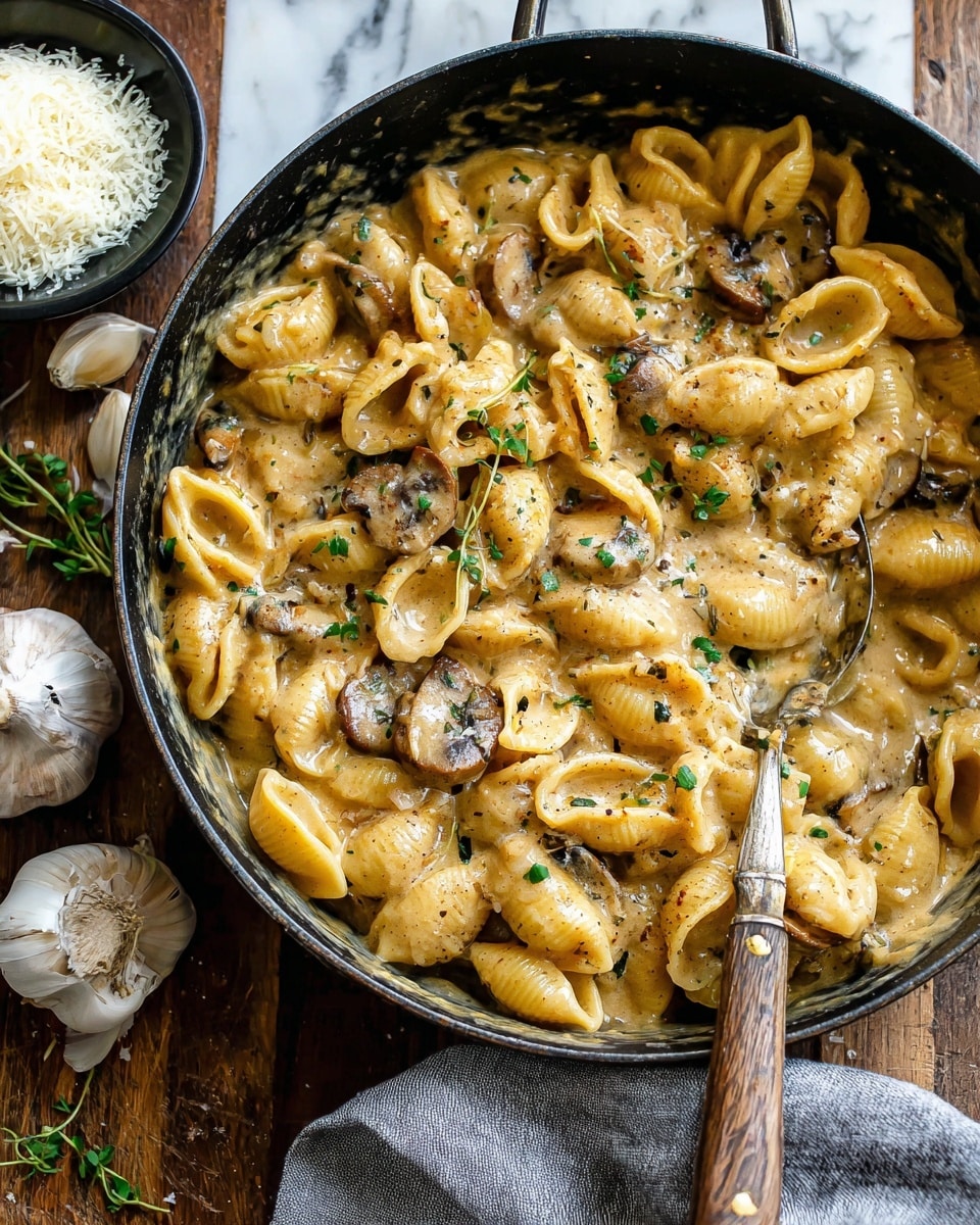 One Pot French Onion Pasta Recipe - Recipe Image