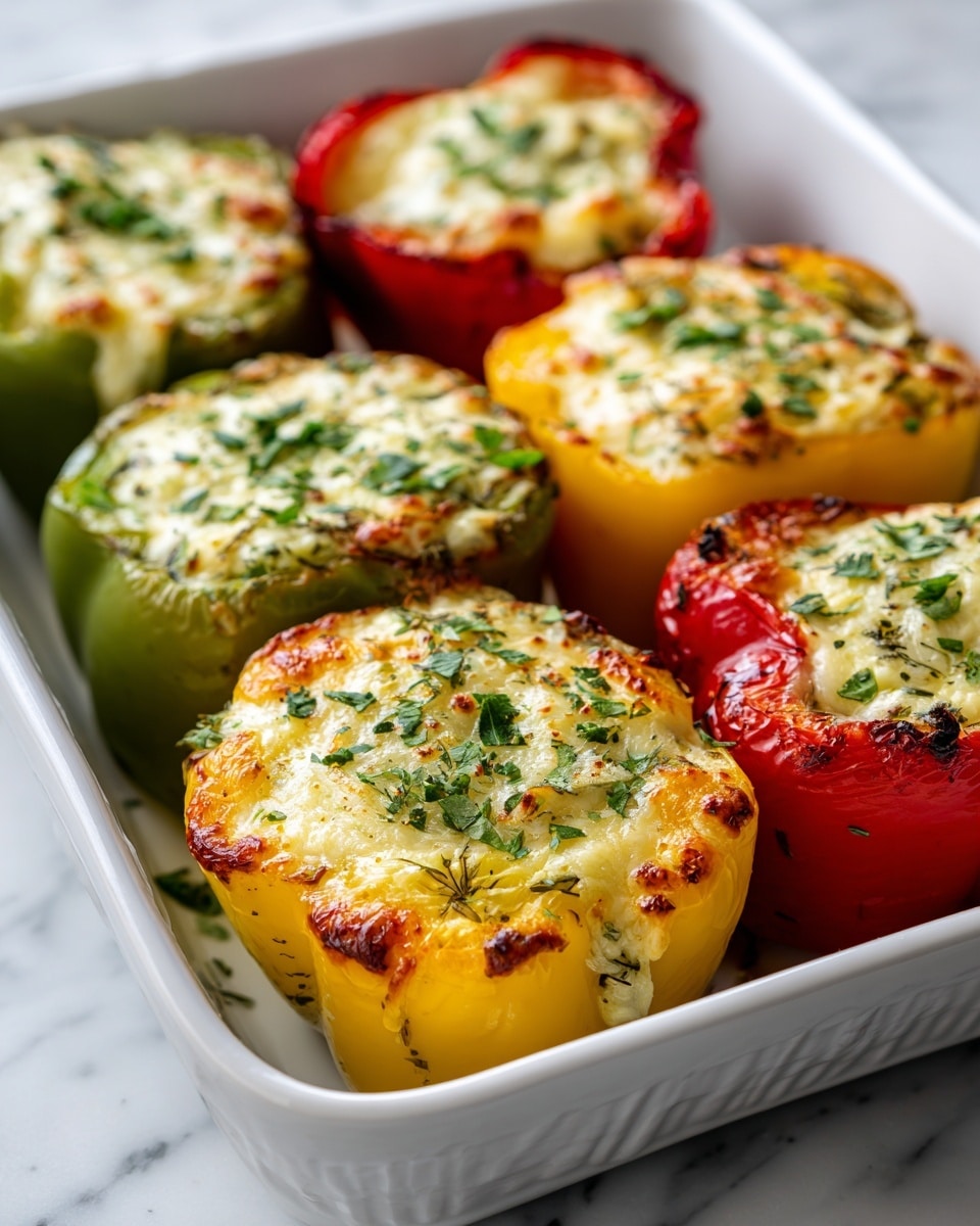 Buffalo Chicken Stuffed Peppers Recipe - Recipe Image
