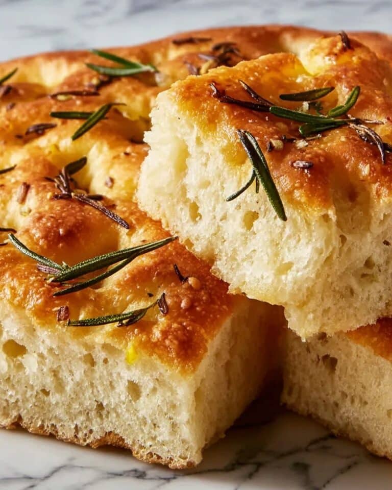 Rustic No-Knead Rosemary Garlic Bread Recipe