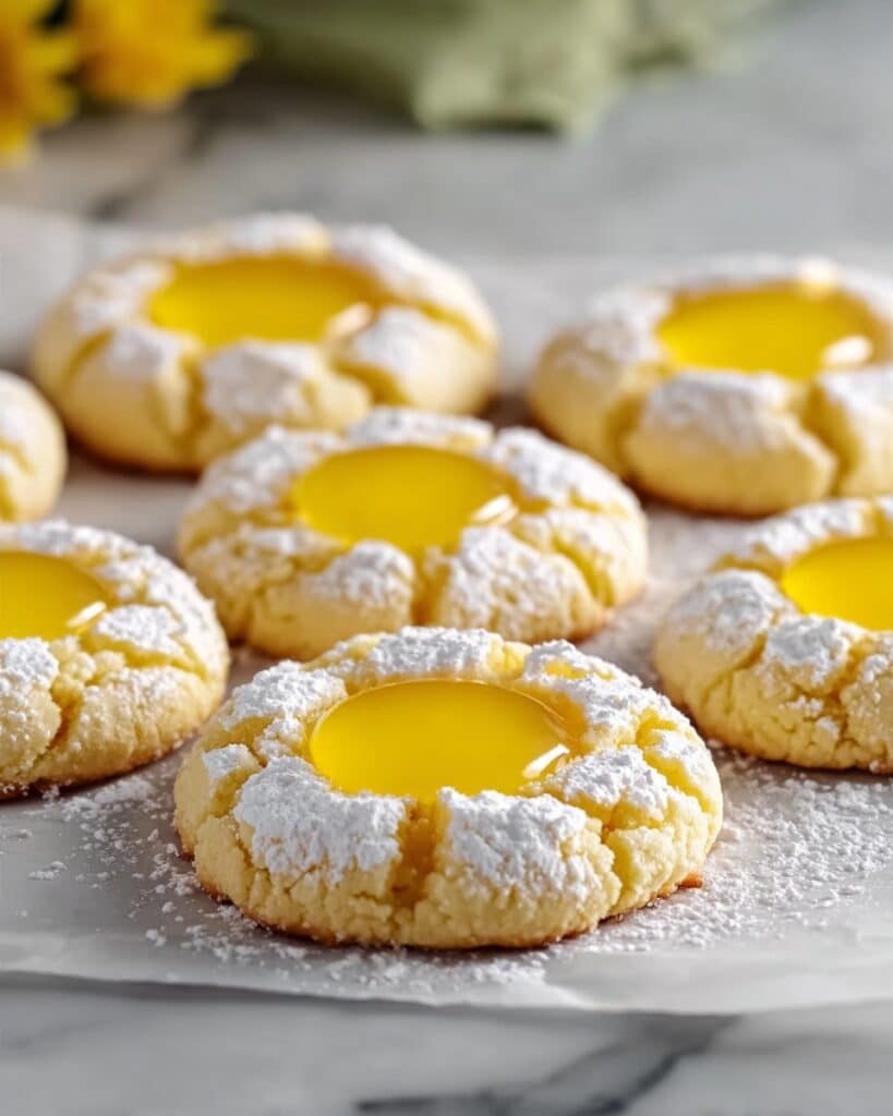Lemon Curd Thumbprint Cookies Recipe