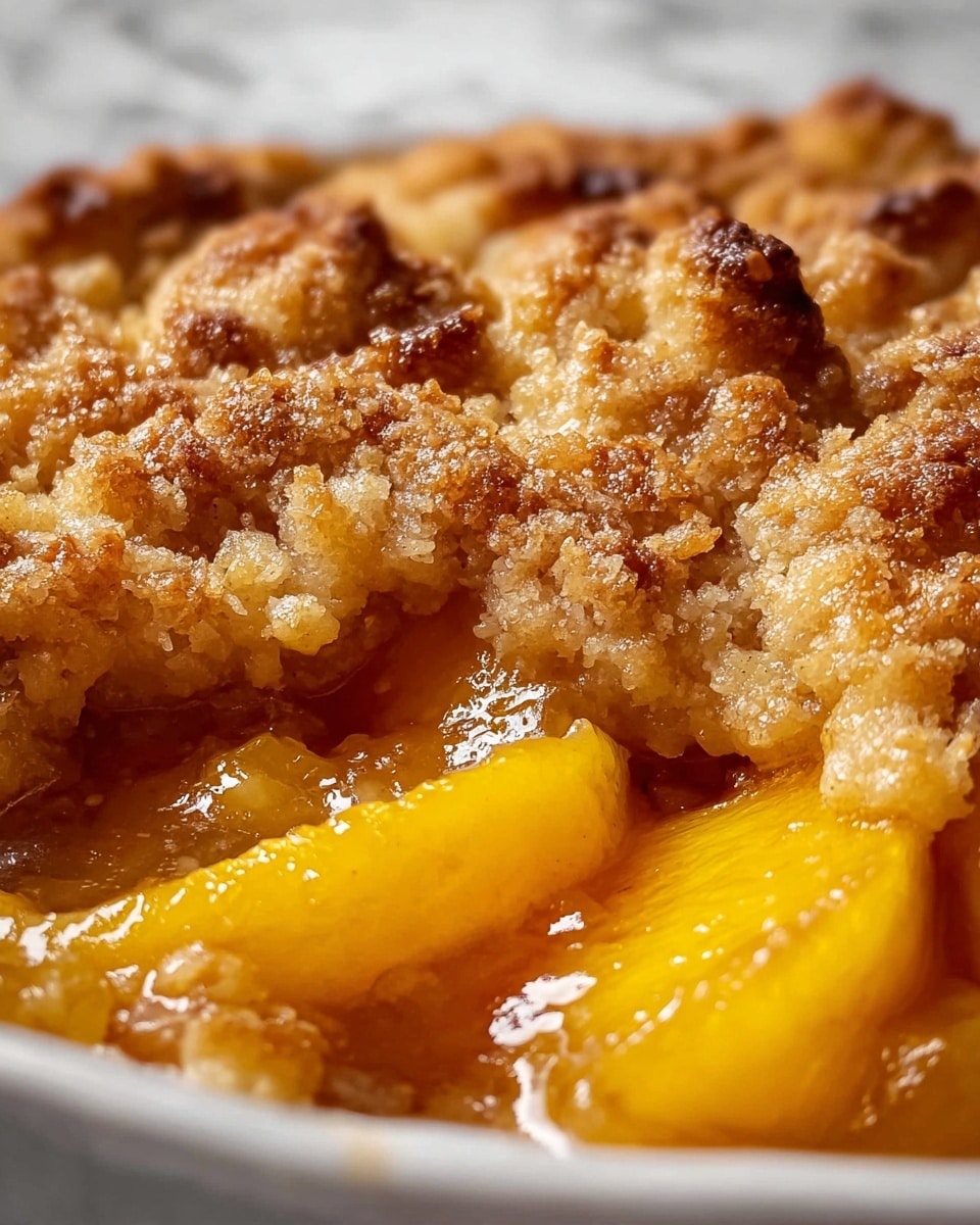 Old Time Oven Peach Cobbler Recipe