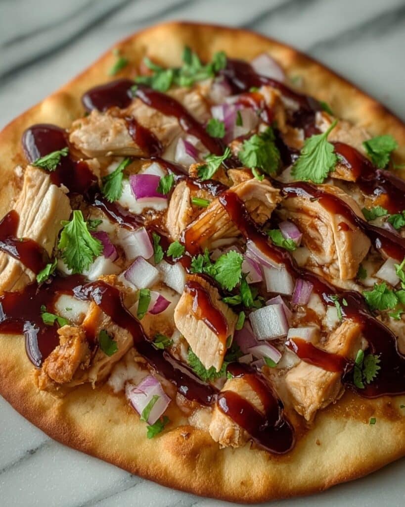 Rotisserie Chicken BBQ Flatbread Recipe