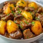 Slow Cooker Steak and Cheddar Potato Casserole Recipe