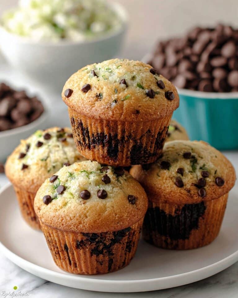 Chocolate Chip Zucchini Muffins Recipe