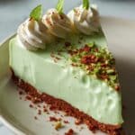 Pistachio Cheesecake with Almond Crust Recipe