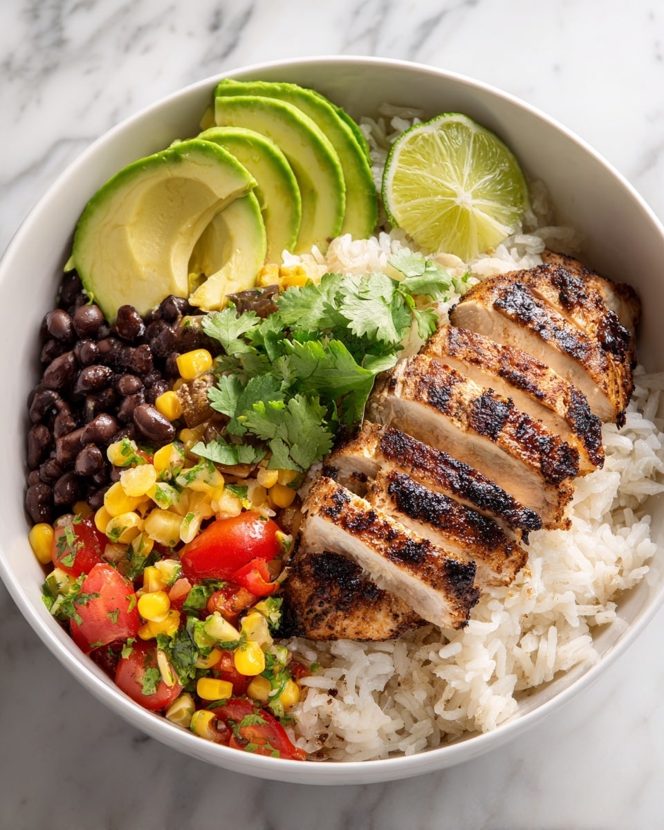 Honey Chipotle Chicken Rice Bowls Recipe - Recipe Image