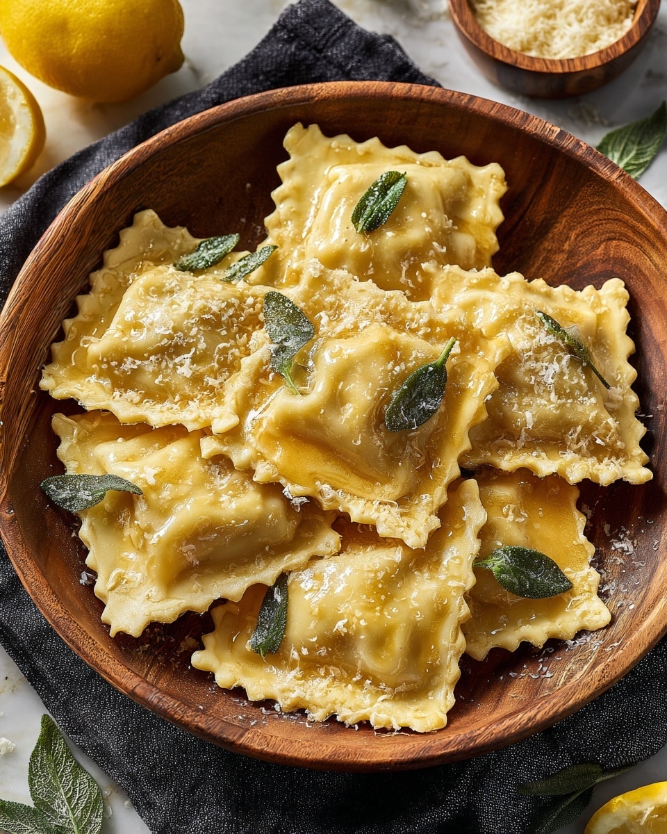 Vegan Lemon Ricotta Ravioli Recipe 6 Vegan Lemon Ricotta Ravioli Recipe - Recipe Image