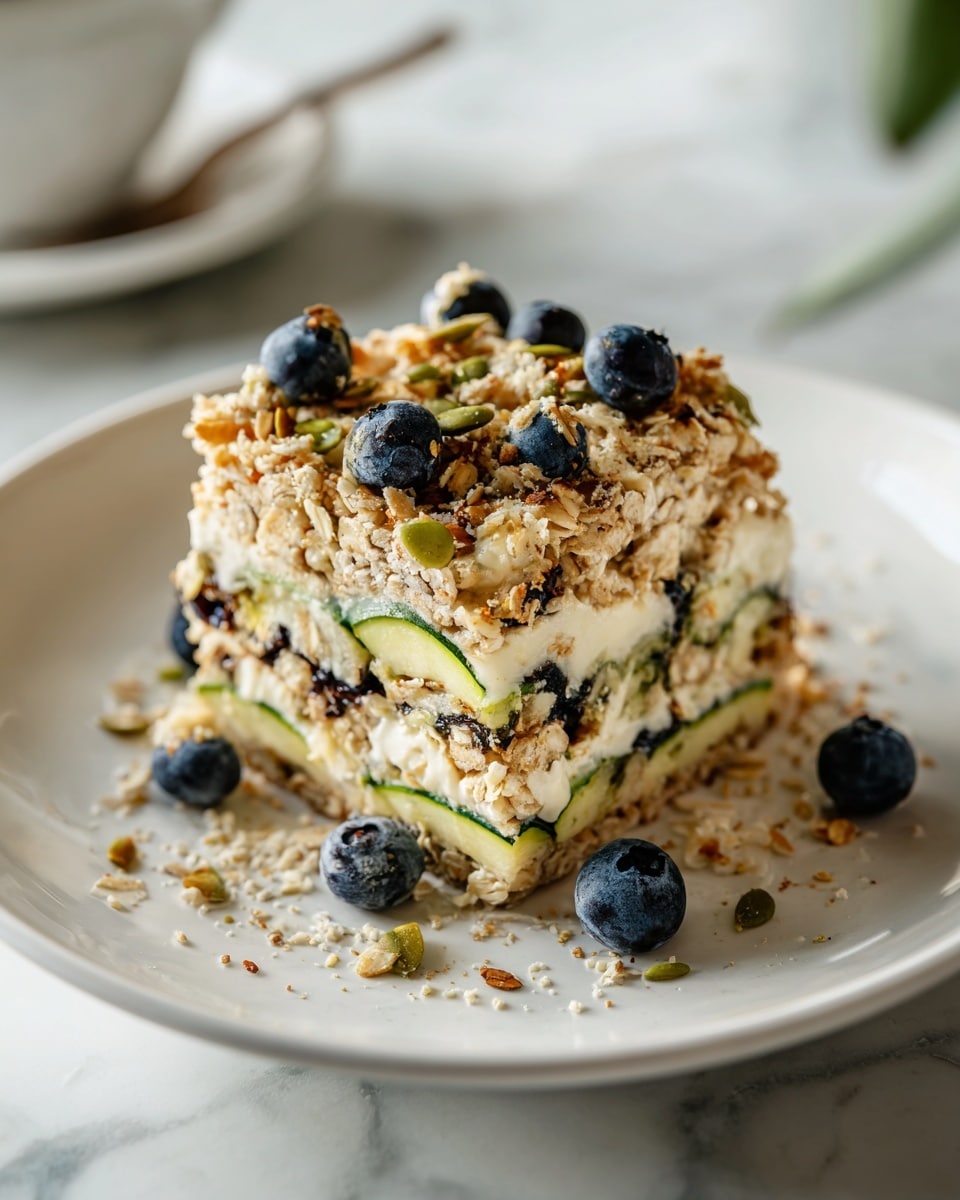 Zucchini Blueberry Baked Oatmeal Recipe 6 Zucchini Blueberry Baked Oatmeal Recipe - Recipe Image