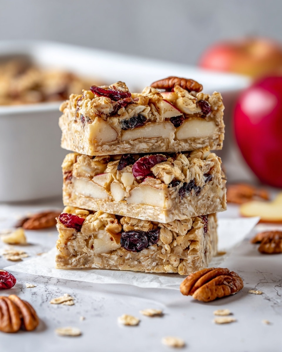 Apple Cinnamon Granola Bars Recipe 6 Apple Cinnamon Granola Bars Recipe - Recipe Image