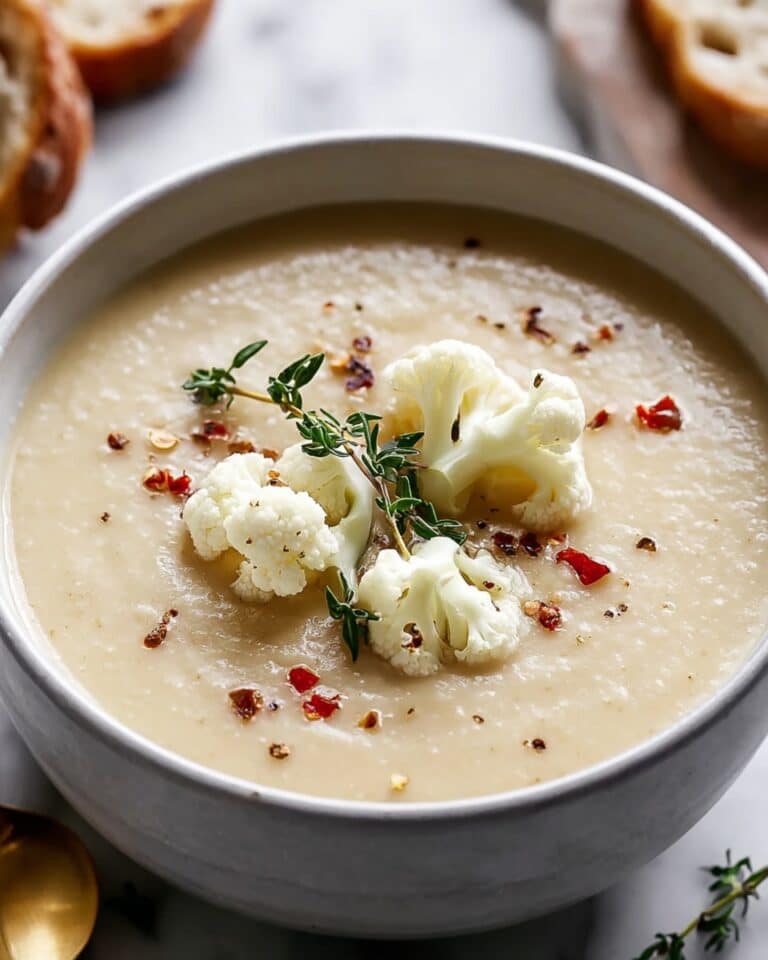 Vegan Cauliflower Soup Recipe