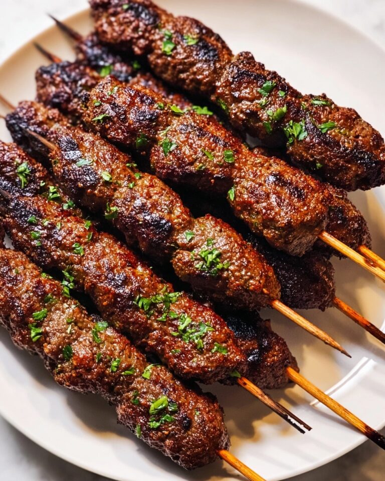 Spiced Beef and Lamb Kofta Kebabs with Tzatziki and Greek Sides Recipe