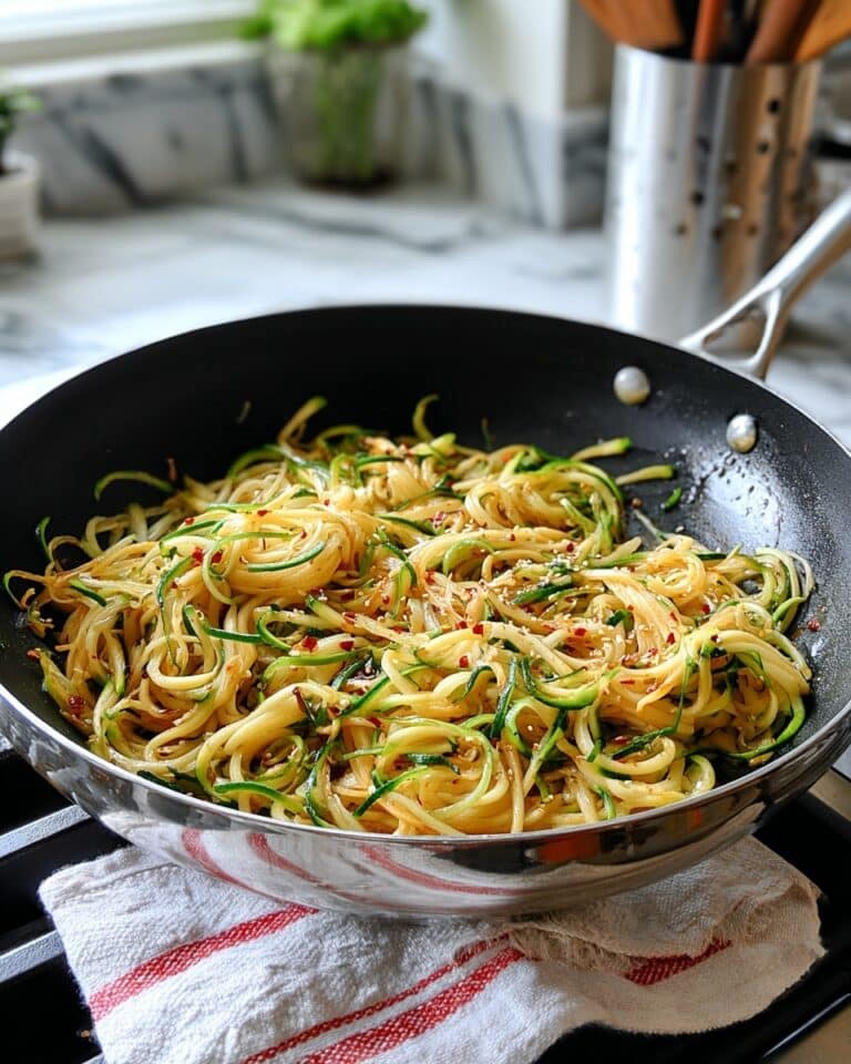 Zucchini Noodle Stir Fry Recipe