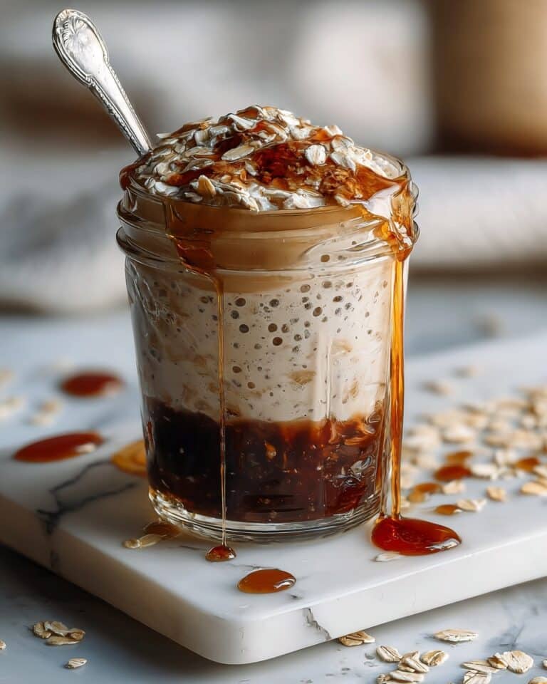Caramel Macchiato Overnight Oats Recipe