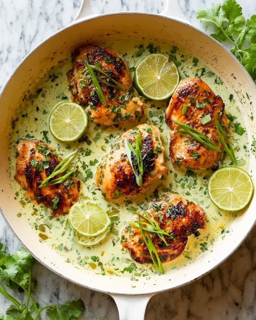 Creamy Coconut Lime Chicken Recipe
