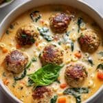 Creamy Italian Meatball Soup Recipe