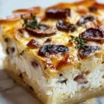 Feta & Mushroom Brunch Squares Recipe