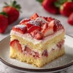 French Strawberry Cake Recipe