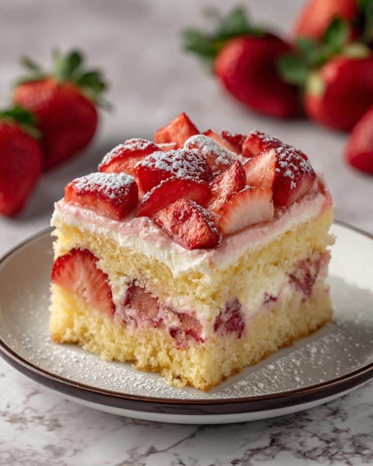 French Strawberry Cake Recipe