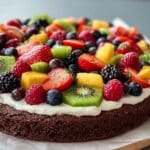 Brownie Fruit Pizza Recipe