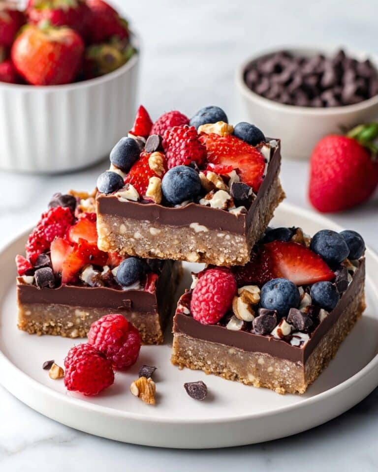 Chocolate Berry Bars Recipe