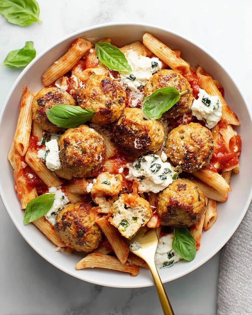 Chicken and Ricotta Meatballs Recipe