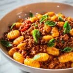 Gnocchi Bolognese Recipe
