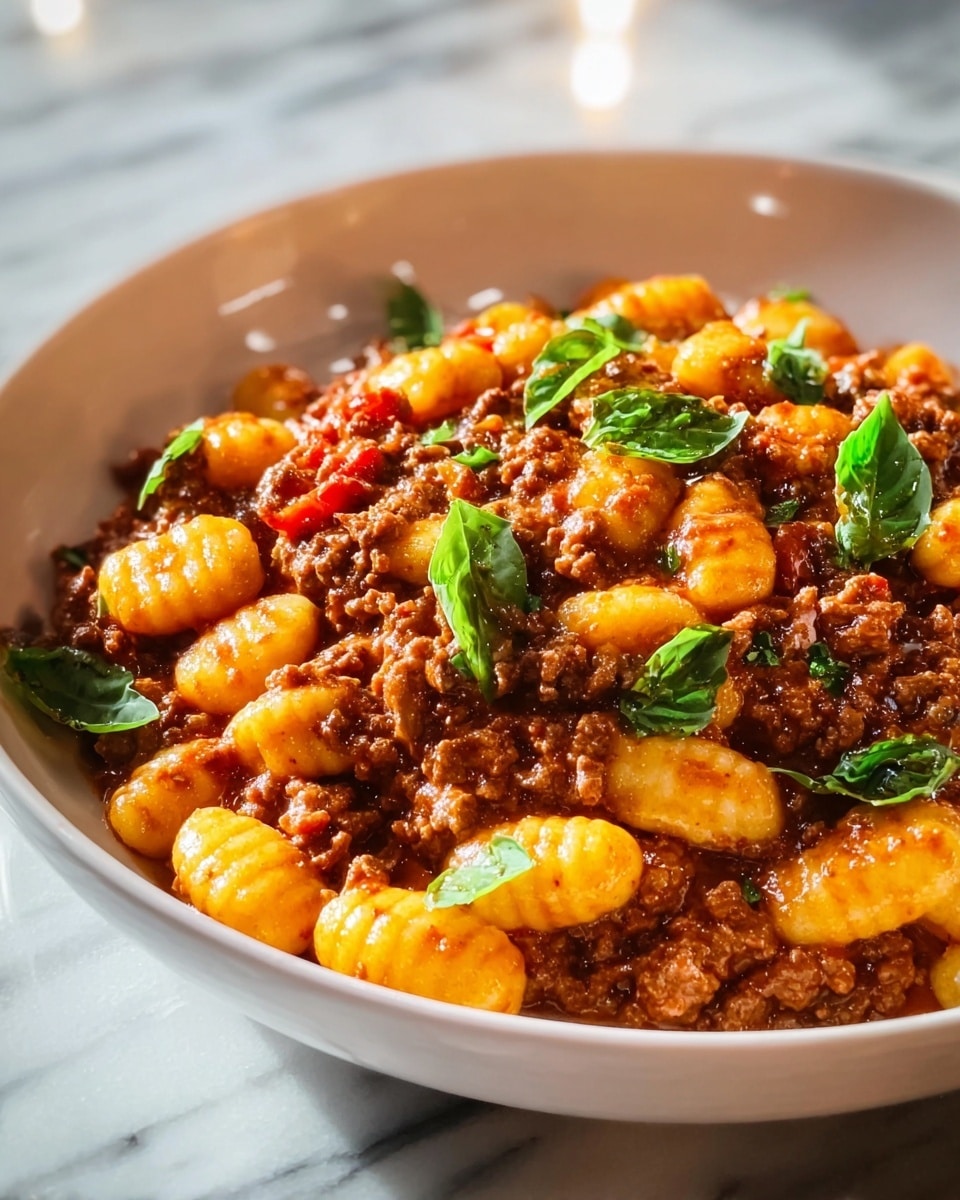 Gnocchi Bolognese Recipe