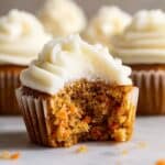 Carrot Cake Cupcakes with Cream Cheese Frosting Recipe
