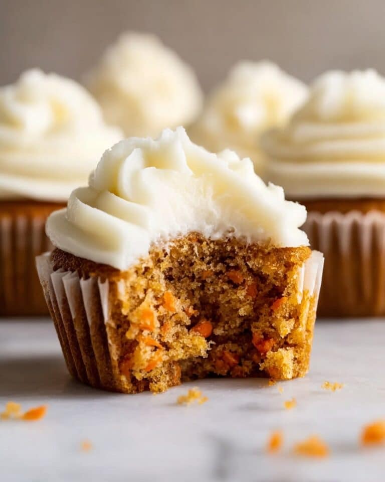 Carrot Cake Cupcakes with Cream Cheese Frosting Recipe
