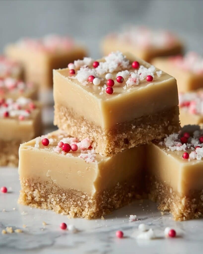 Sugar Cookie Fudge with Festive Sprinkles Recipe