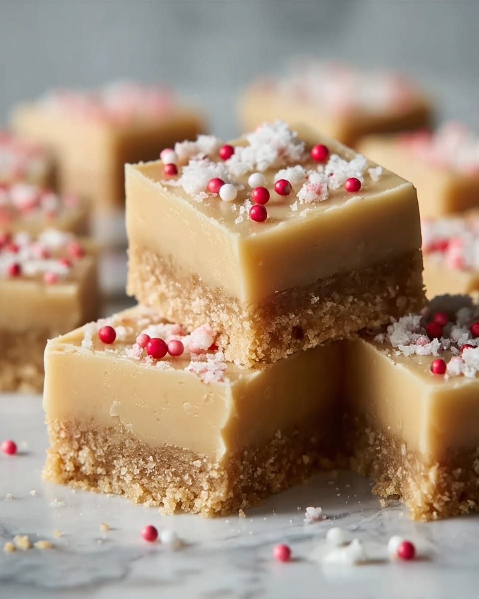 Sugar Cookie Fudge with Festive Sprinkles Recipe