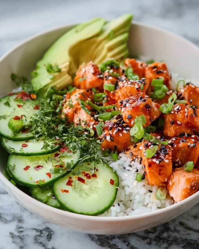 Spicy Salmon Rice Bowl Recipe