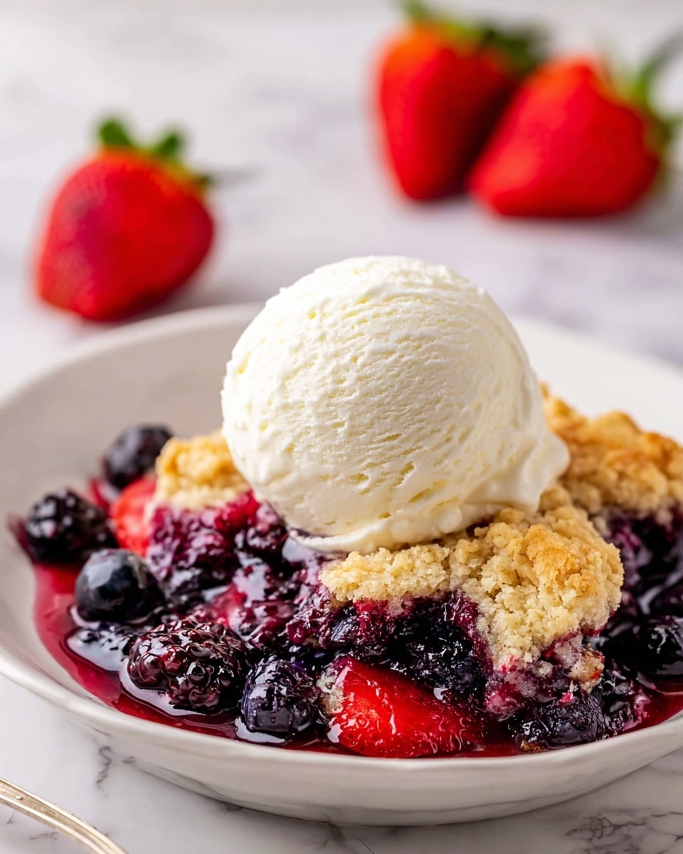Mixed Berry Cobbler Recipe