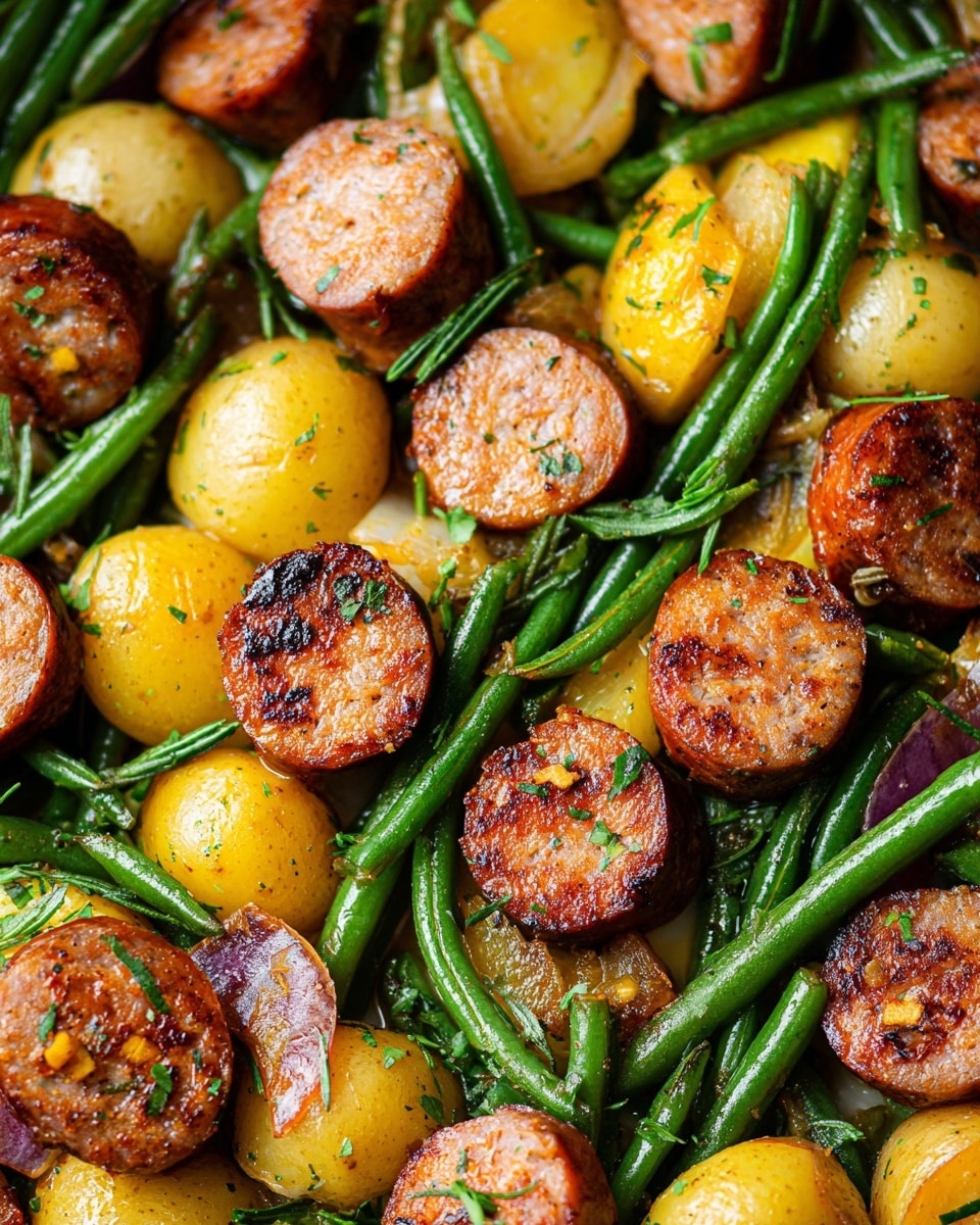 Air Fryer Sausage with Vegetables Recipe