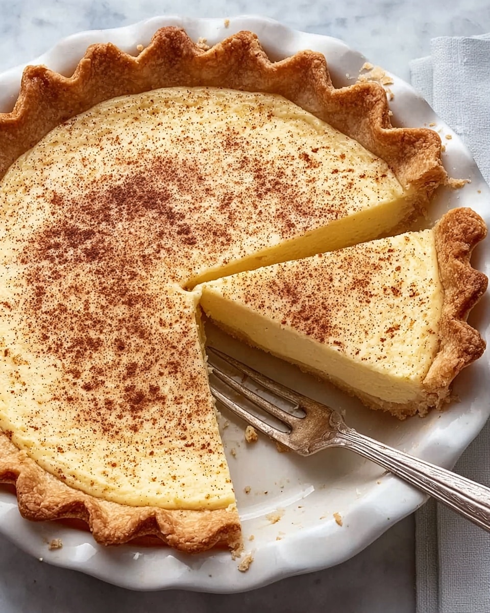 Classic Vanilla Custard Pie Recipe