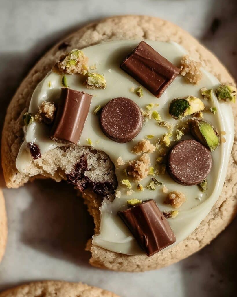 Pistachio Cream Chocolate Chip Cookies Recipe
