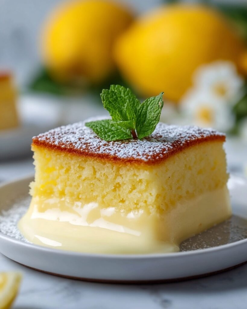 Lemon Custard Cake Recipe