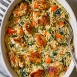 Creamy Chicken and Orzo Bake Recipe