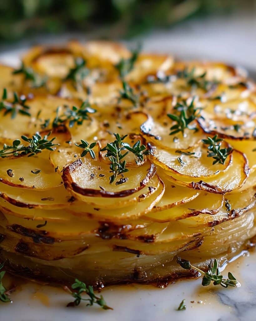Golden Potato and Balsamic Thyme Torte Recipe
