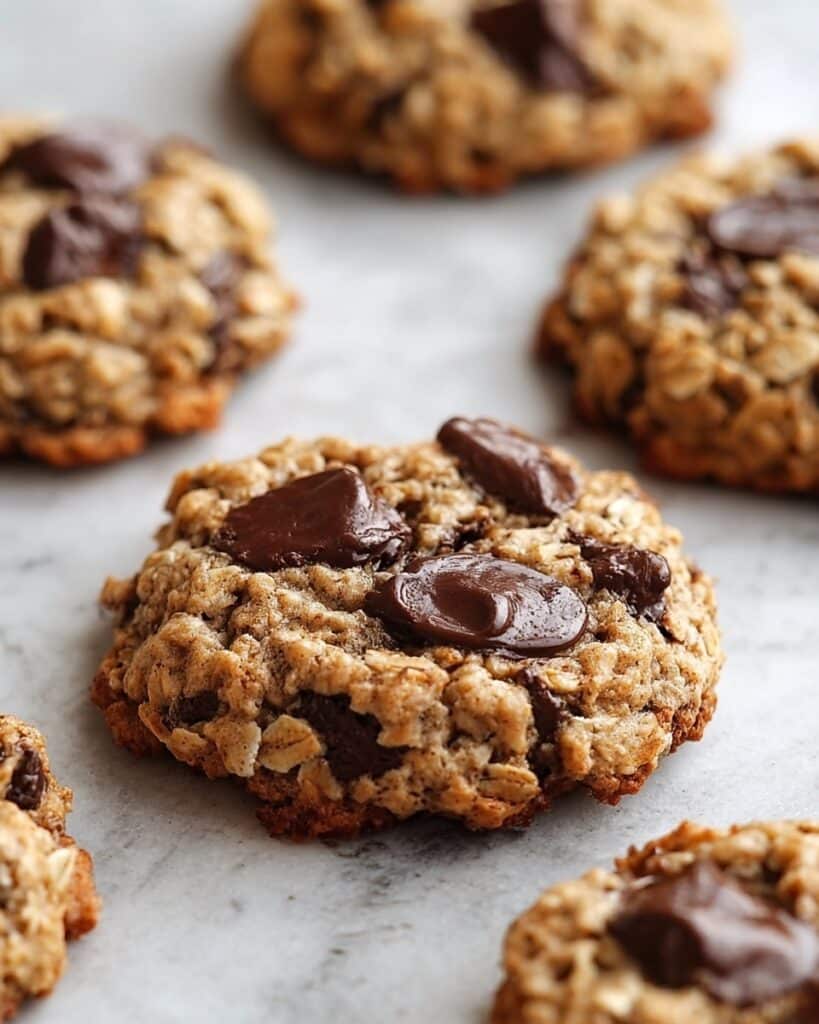 Healthy No-Sugar, No-Flour Cookies with Bananas, Oats, and Dark Chocolate Recipe