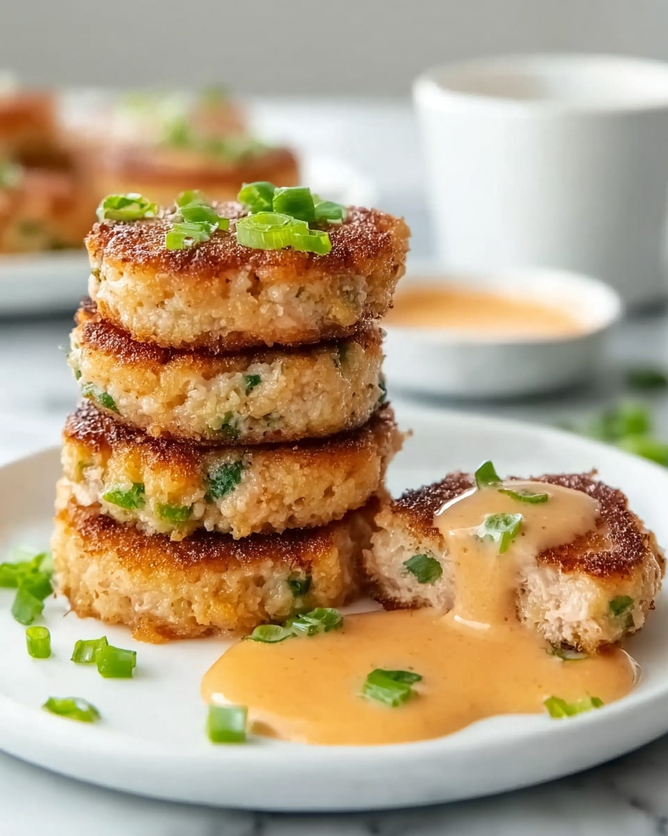 Asian-Style Tuna Cakes with Spicy Mayo Recipe - Recipe Image
