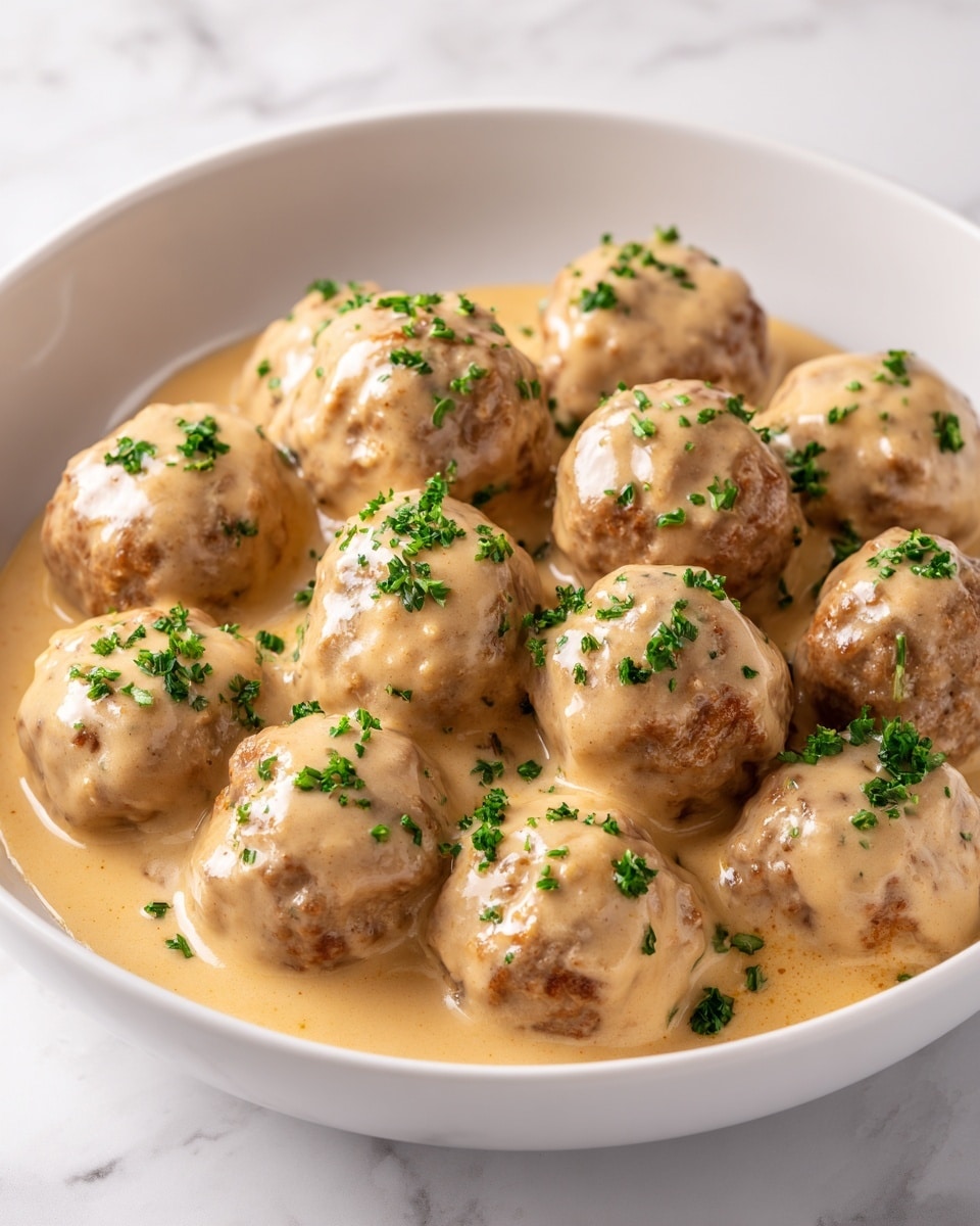 Creamy Swedish Meatballs Recipe - Recipe Image